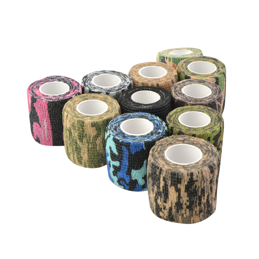 Tactical Camo Form Protective Camouflage Stretch Elastic Cohesive Bandage