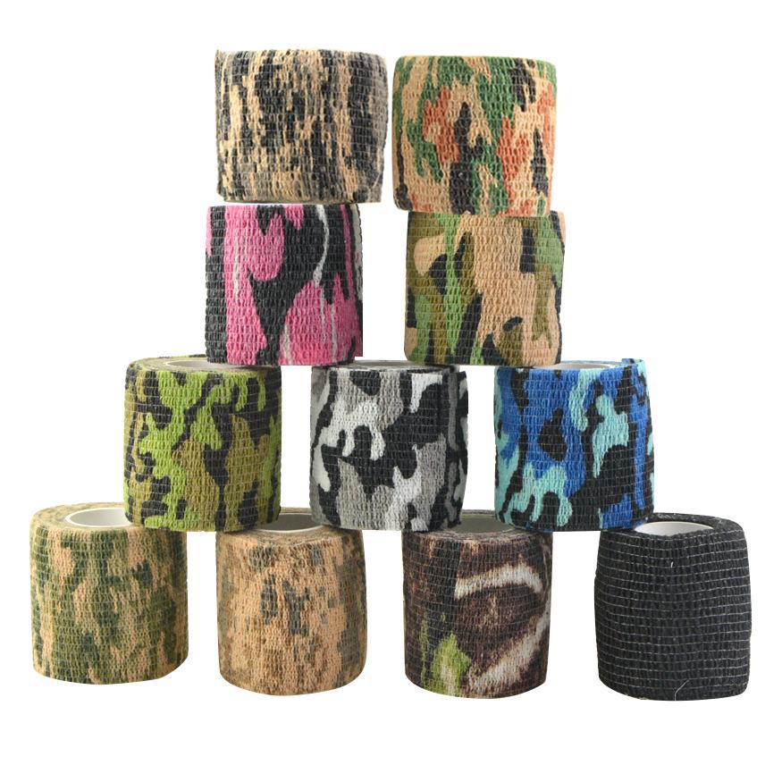 Tactical Camo Form Protective Camouflage Stretch Elastic Cohesive Bandage