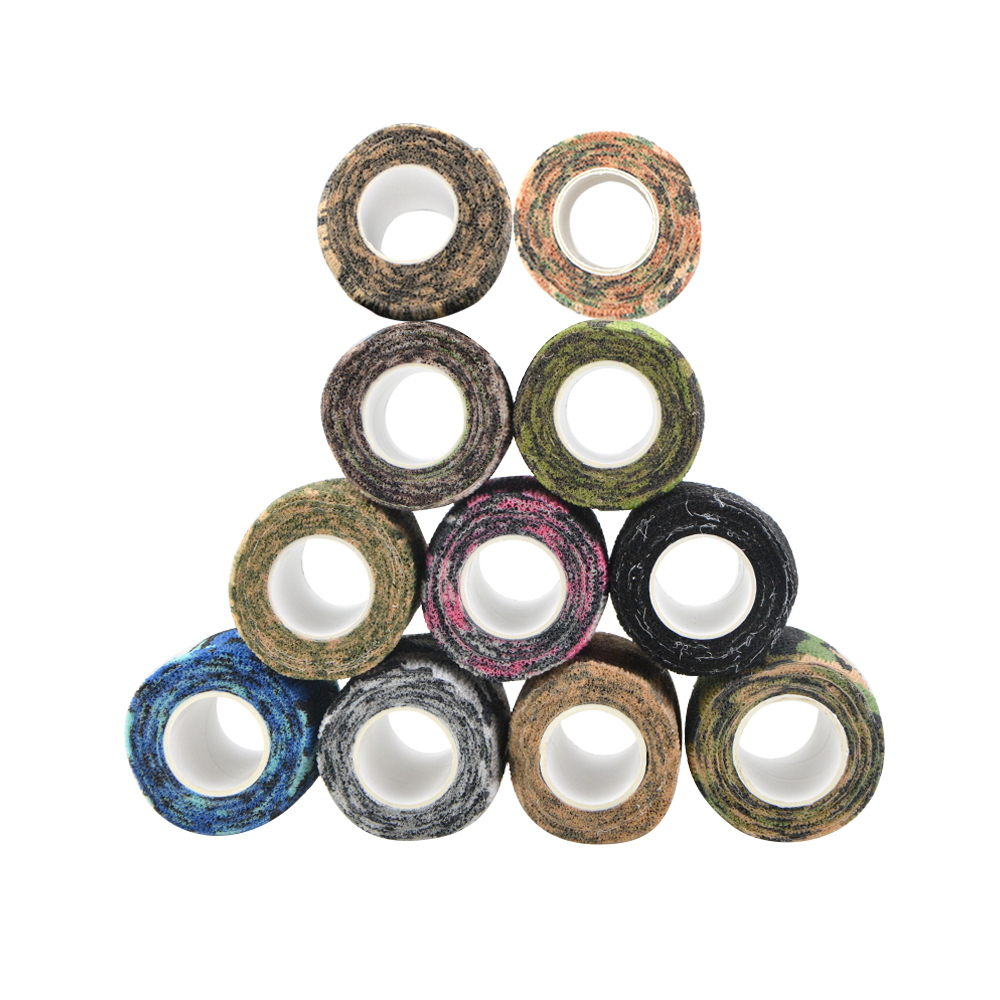 Tactical Camo Form Protective Camouflage Stretch Elastic Cohesive Bandage