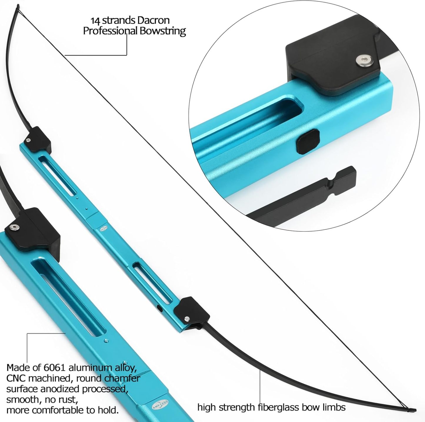 Tactical Folding Survival Recurve Bow Left /Right Hand