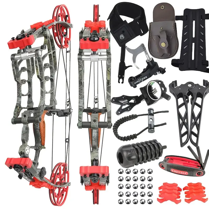 Forest Camo Compound Bow 30-70 lbs – Hunting & Target Archery