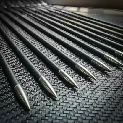 BOSEN Thunderbird 3K Carbon Arrows 6.2mm Real Feather 12 Arrows