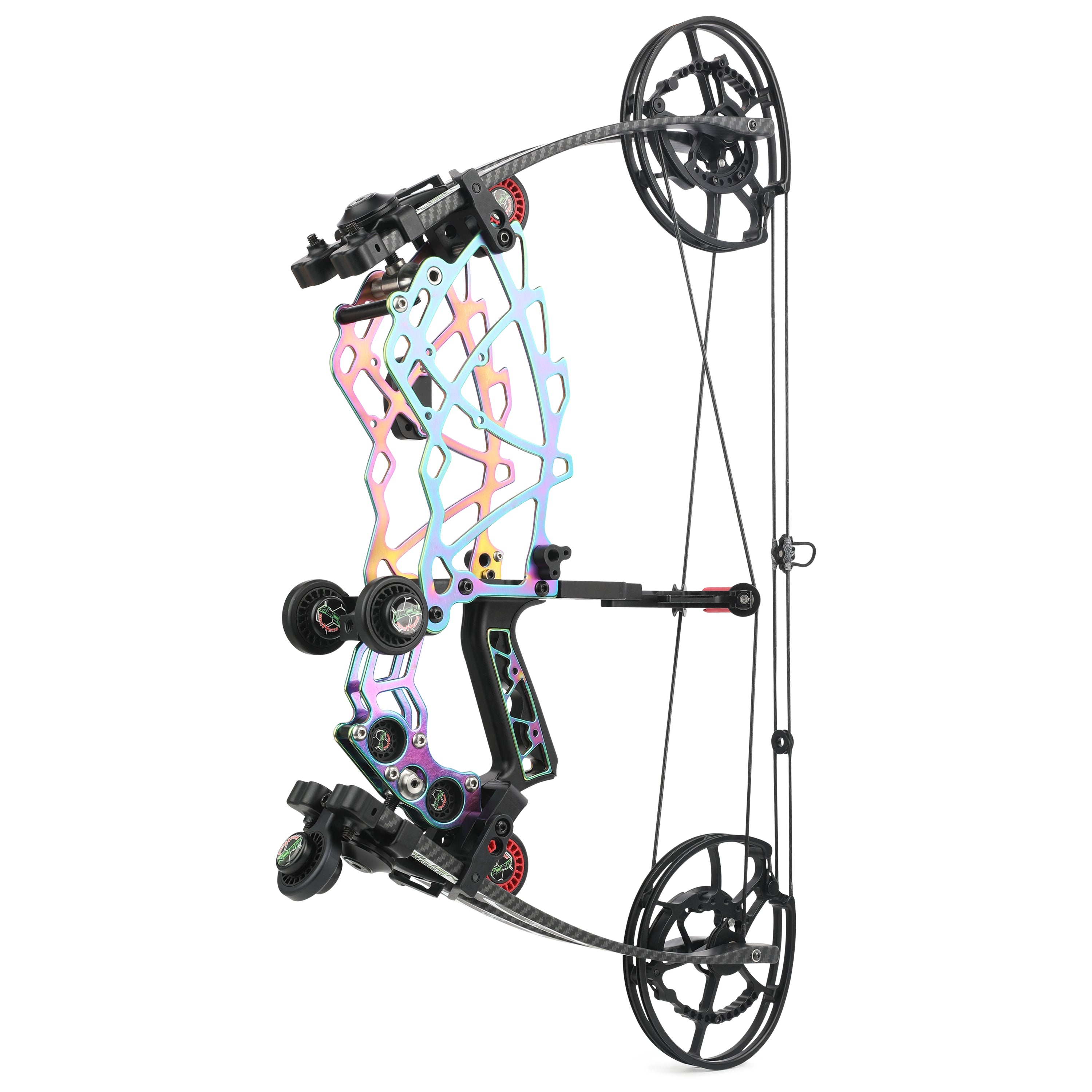 🎯Titanium Alloy Dual-purpose Compound Bow 40-75 LBS Competitive Shooting Hunting（Steel Ball & Archery ）-AMEYXGS Archery