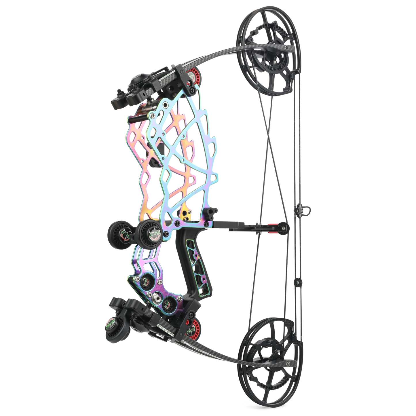 🎯Titanium Alloy Dual-purpose Compound Bow 40-75 LBS Competitive Shooting Hunting（Steel Ball & Archery ）-AMEYXGS Archery