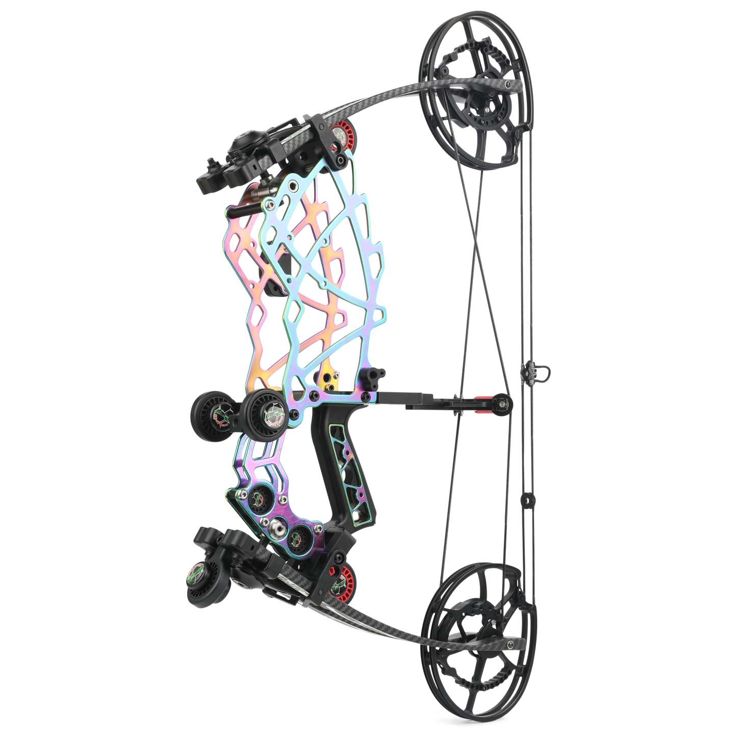 🎯Titanium Alloy Dual-purpose Compound Bow 40-75 LBS Competitive Shooting Hunting(Steel Ball & Archery )-AMEYXGS Archery