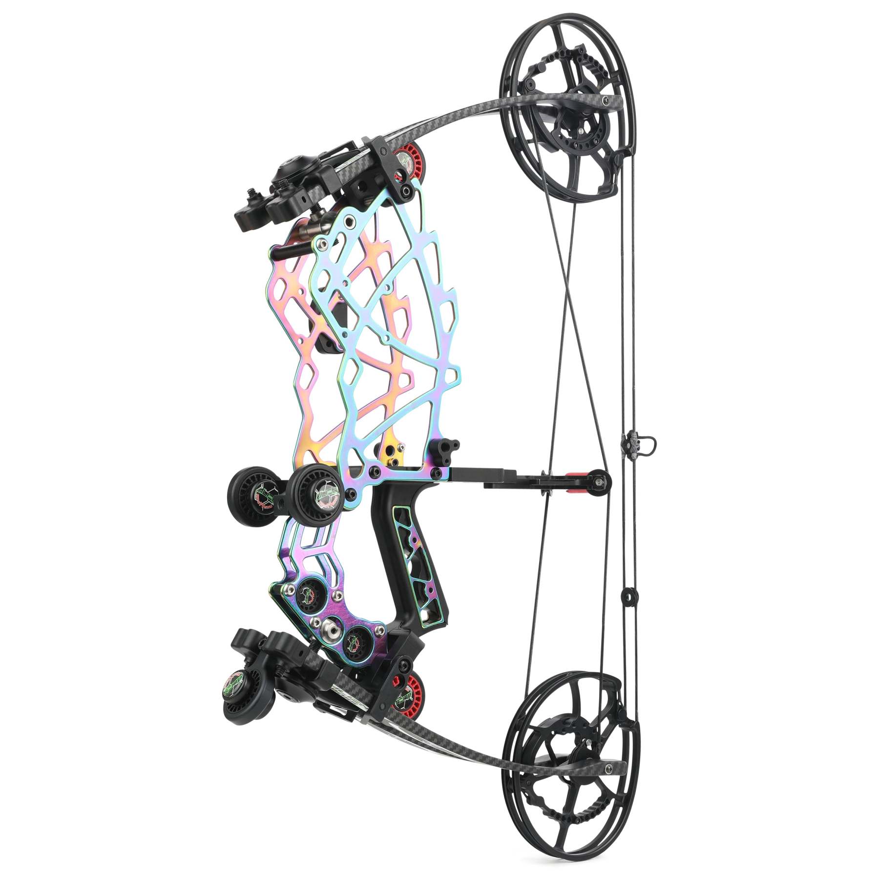 🎯Titanium Alloy Dual-purpose Compound Bow 40-75 LBS Competitive Shooting Hunting(Steel Ball & Archery )-AMEYXGS Archery