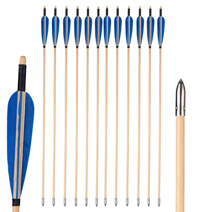 🎯Traditional Archery Handmade Wood Arrows for Longbow Practice