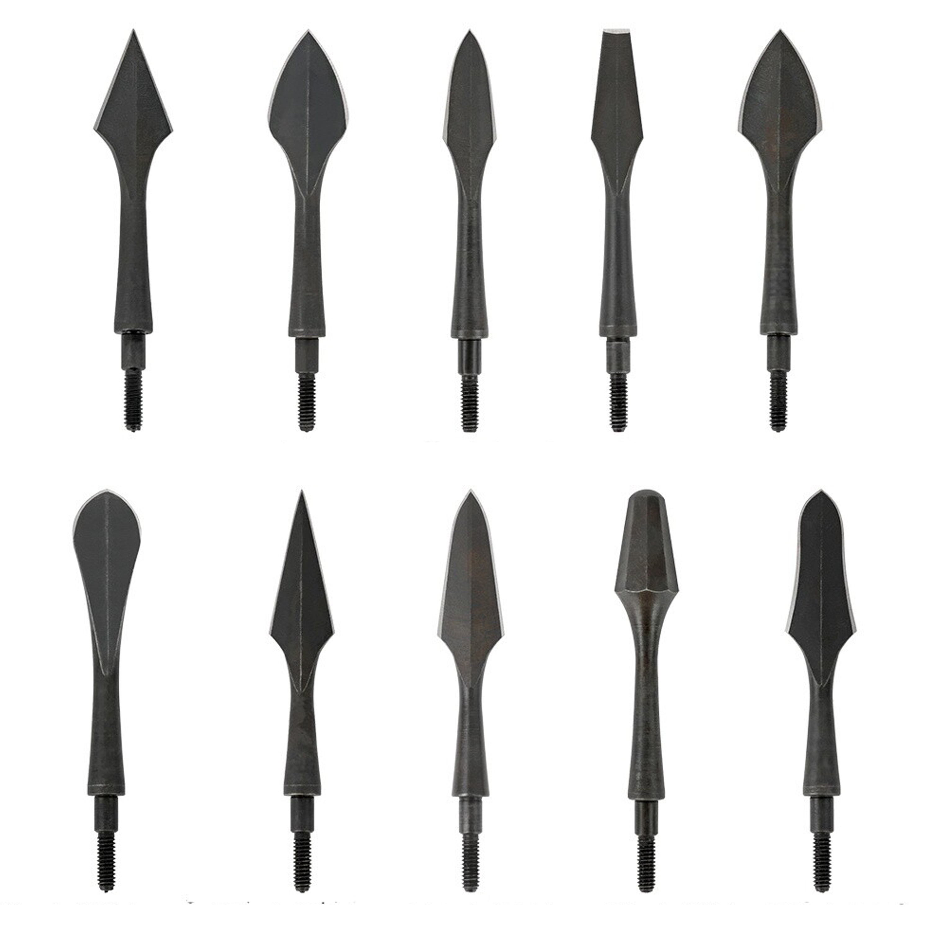 Traditional Broadheads Screw-in Archery Tips (6/12)