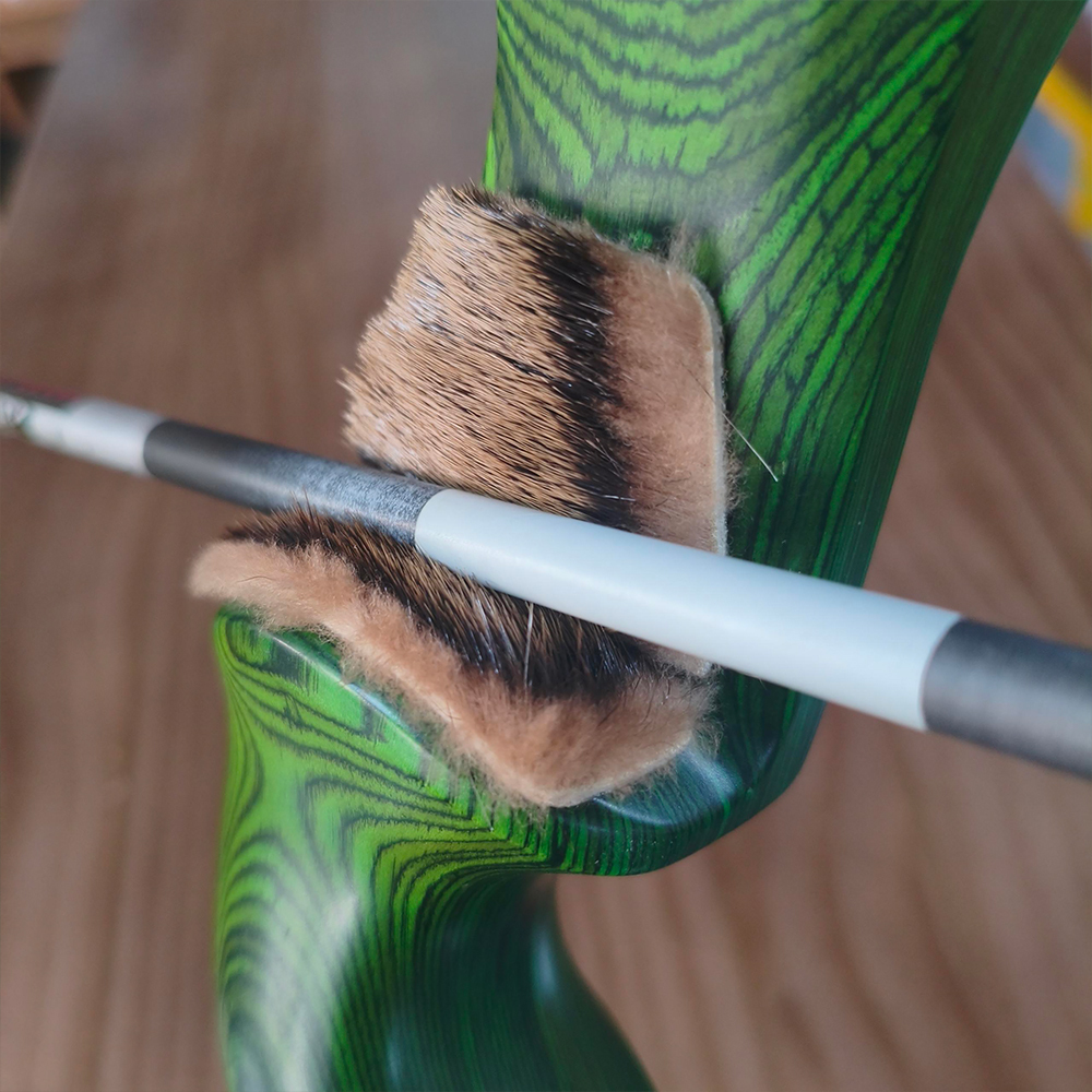 Traditional Recurve Longbow Archery Hair Stick on Arrow Rest 