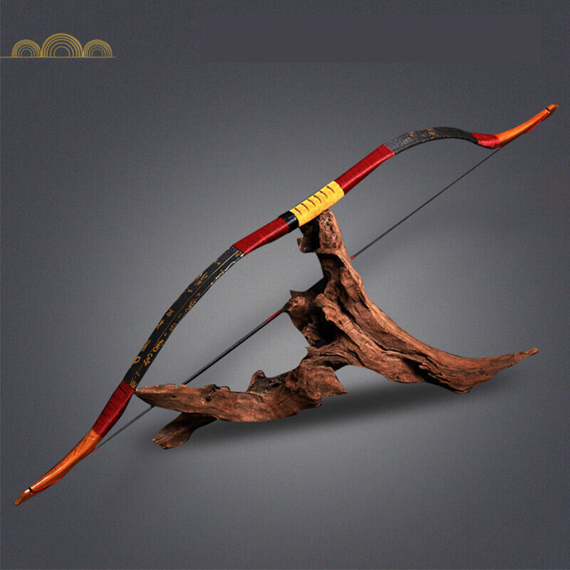 🎯Traditional Archery Recurve Bow Longbow Horsebow & Arm guard & Carbon Arrows-AMEYXGS Archery