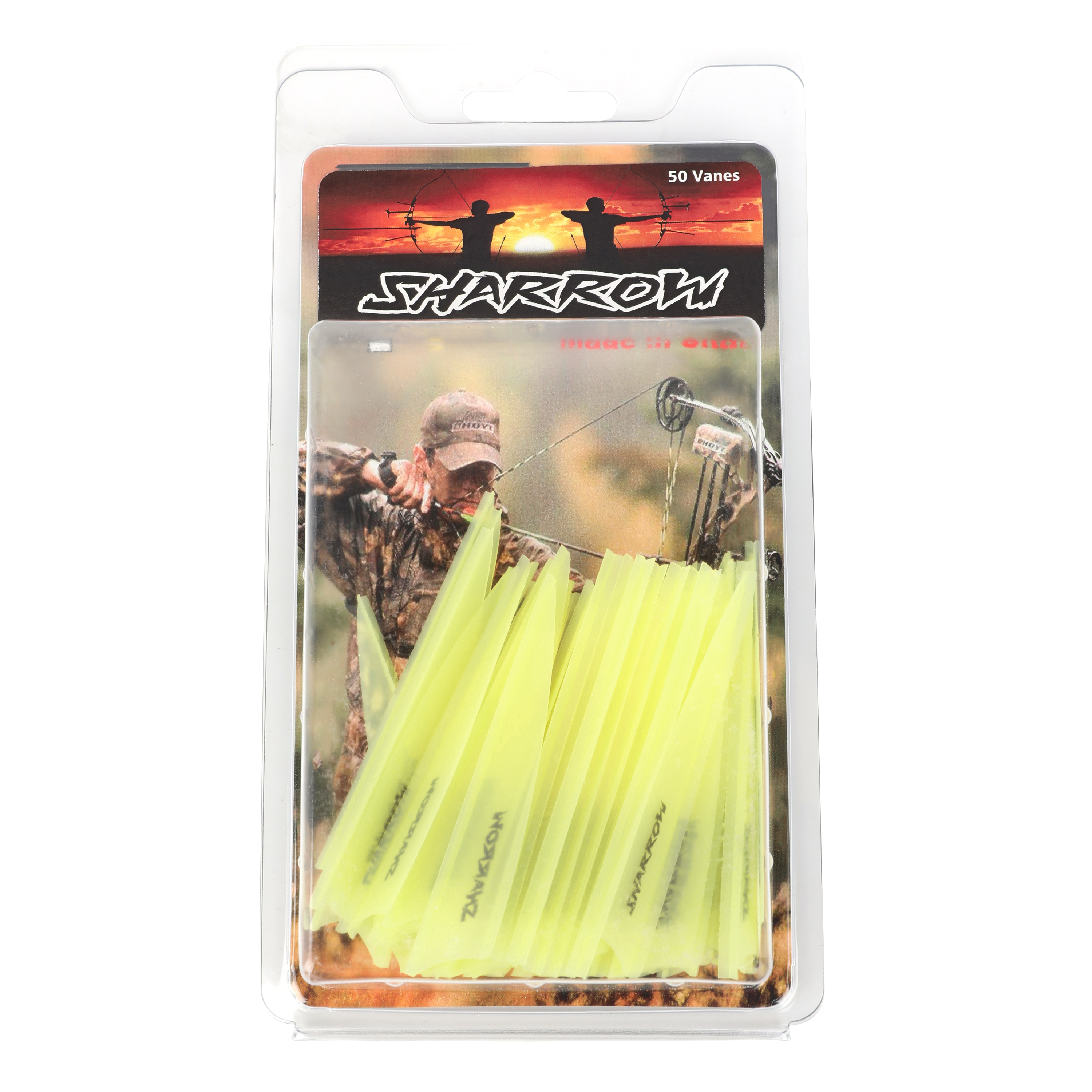 Transparent Arrow Vanes 2/3/4 Inch Hunting Archery Feather Fletching