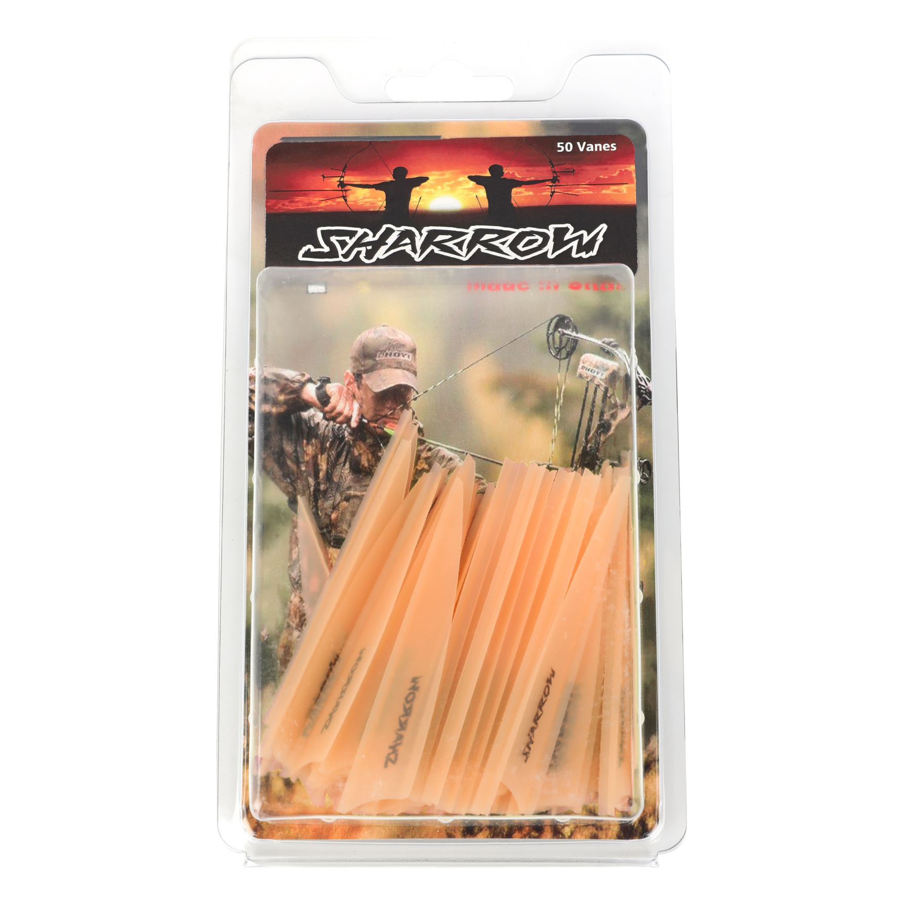 Transparent Arrow Vanes 2/3/4 Inch Hunting Archery Feather Fletching