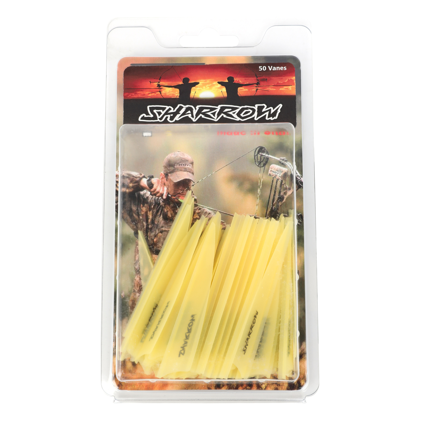 Transparent Arrow Vanes 2/3/4 Inch Hunting Archery Feather Fletching