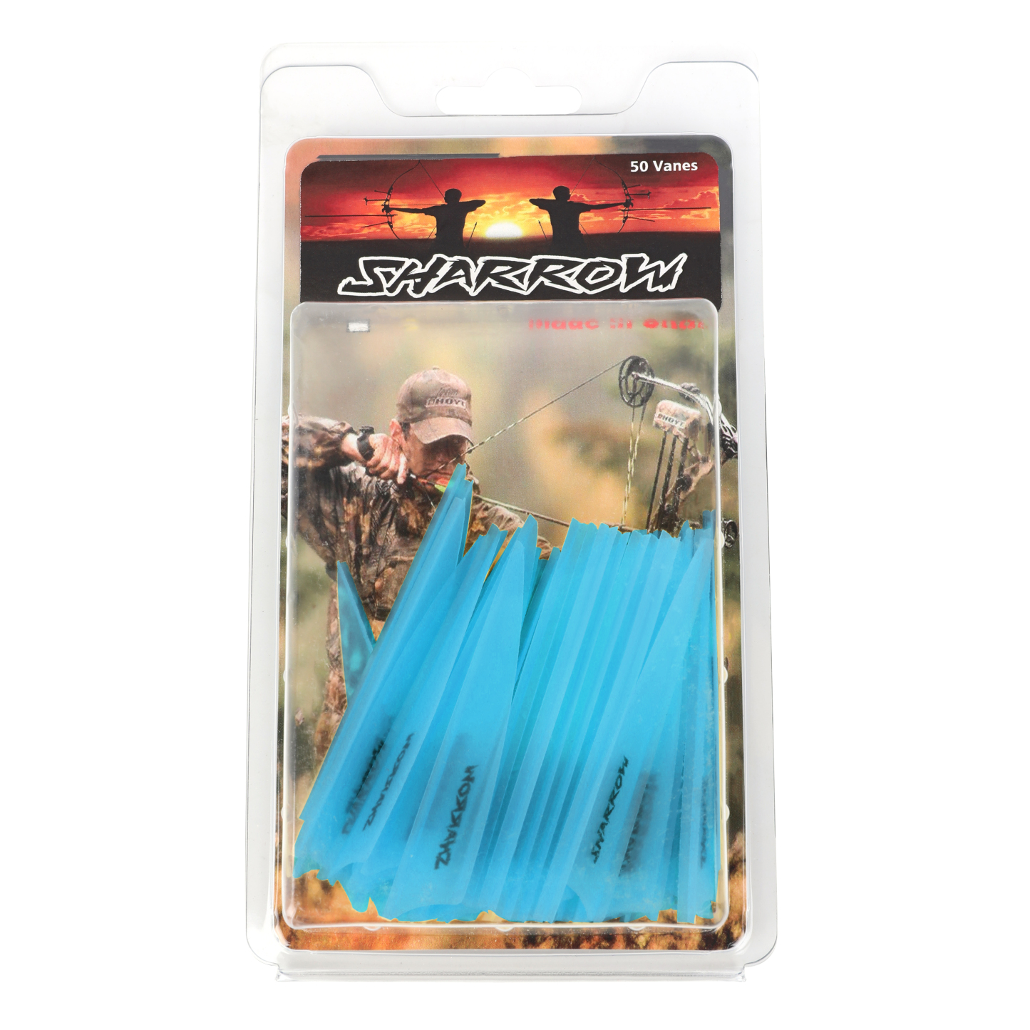 Transparent Arrow Vanes 2/3/4 Inch Hunting Archery Feather Fletching
