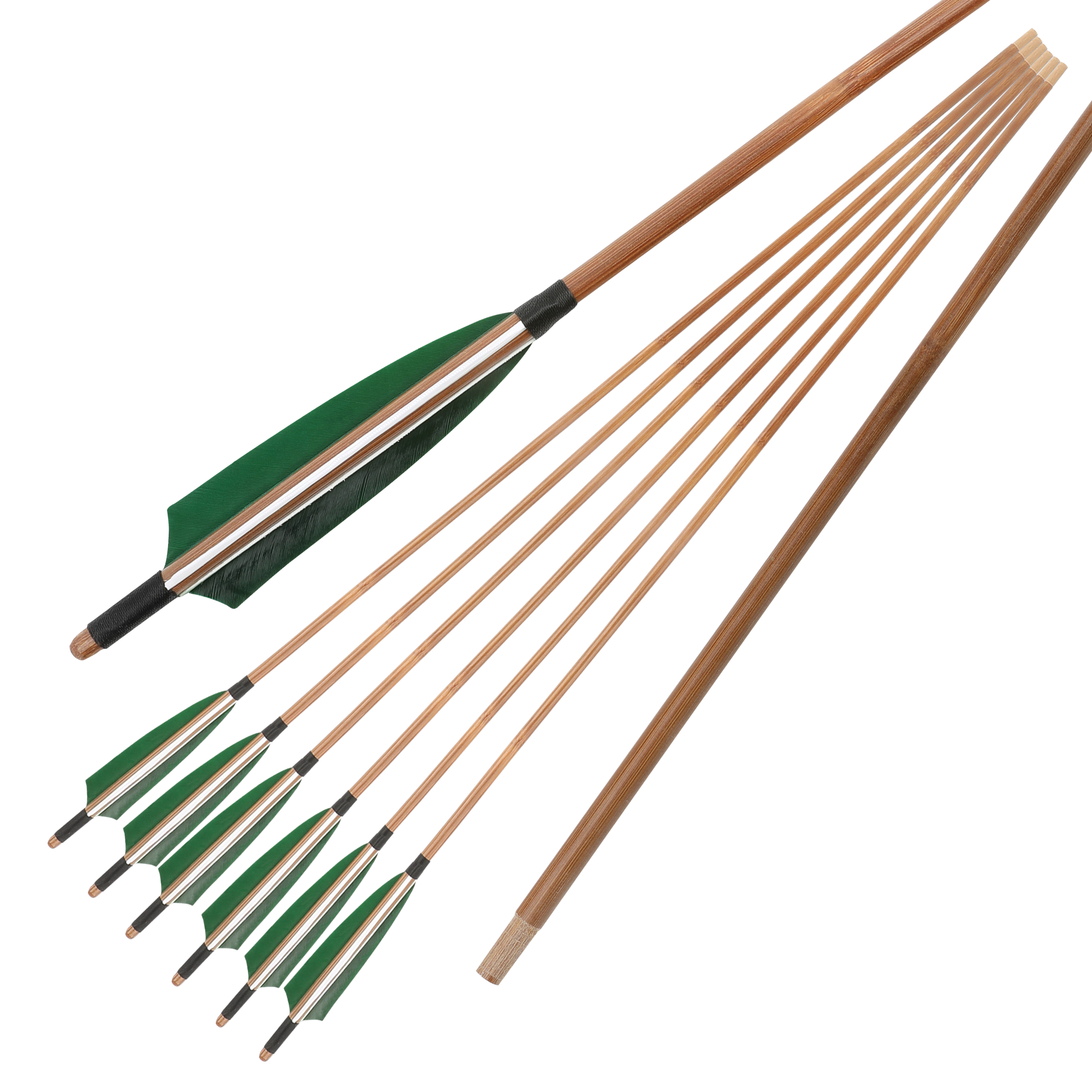 US Archery Handmade Traditional Bamboo Arrow for Longbow Bow