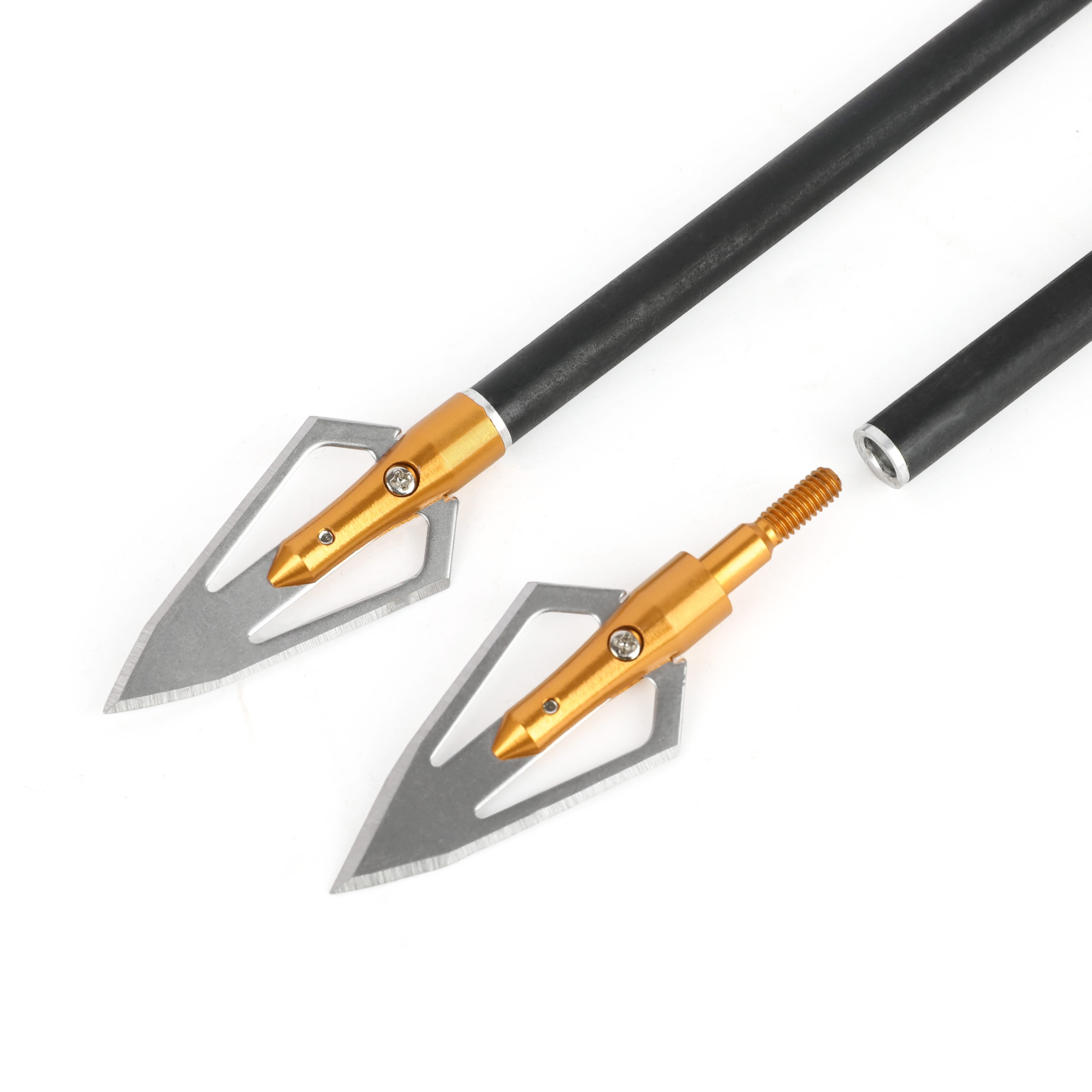 US Broadheads Blades Arrowheads with Box for Huning Shooting