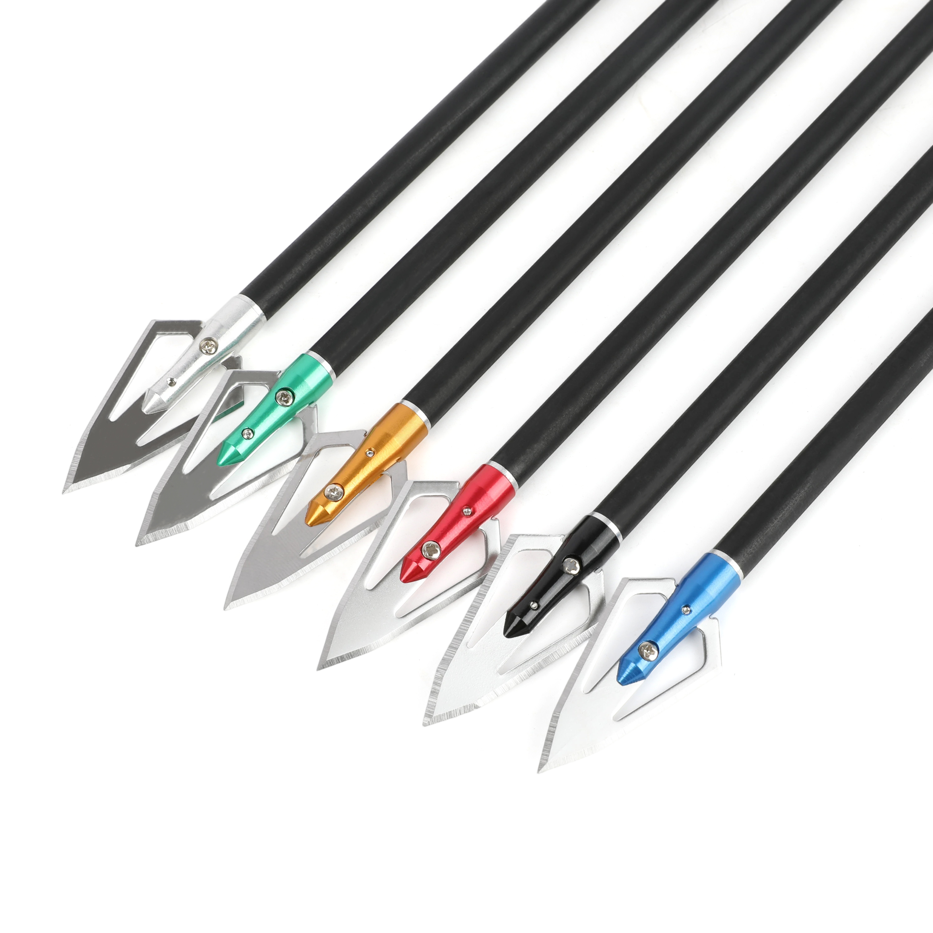 US Broadheads Blades Arrowheads with Box for Huning Shooting