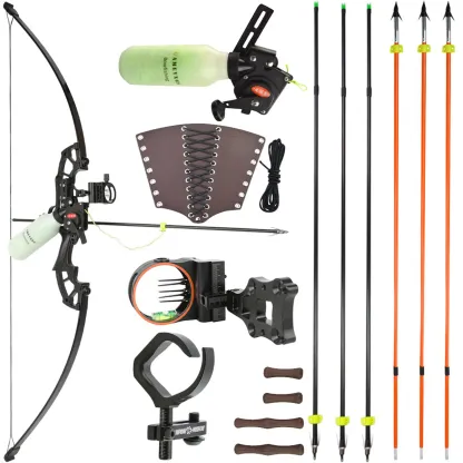 US Magnesium-Aluminum Alloy Recurve Bow Set 50lbs) for Right Hand