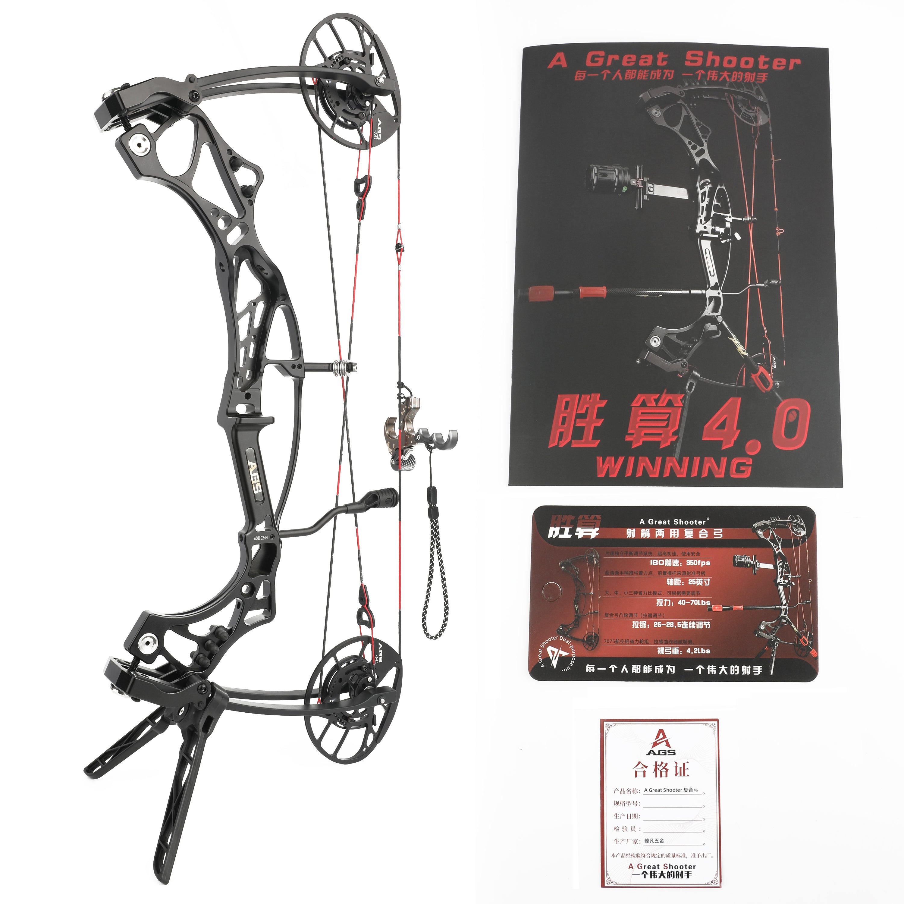 🎯Upgrade WINNING DAWN 4.0 Compound Bow and Arrow Set Equipment-AMEYXGS Archery