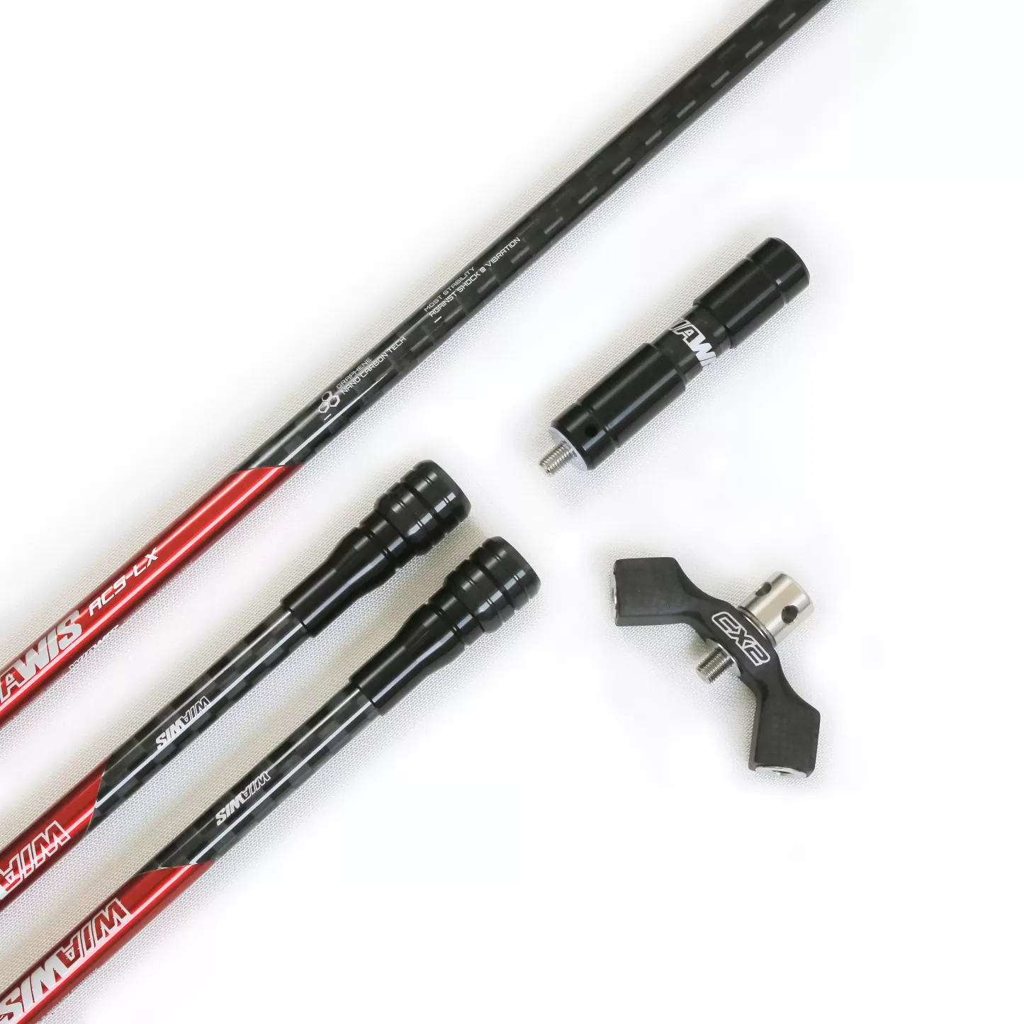 WIAWIS ACS-LX Recurve Stabilizer Set Carbon V-Bar System
