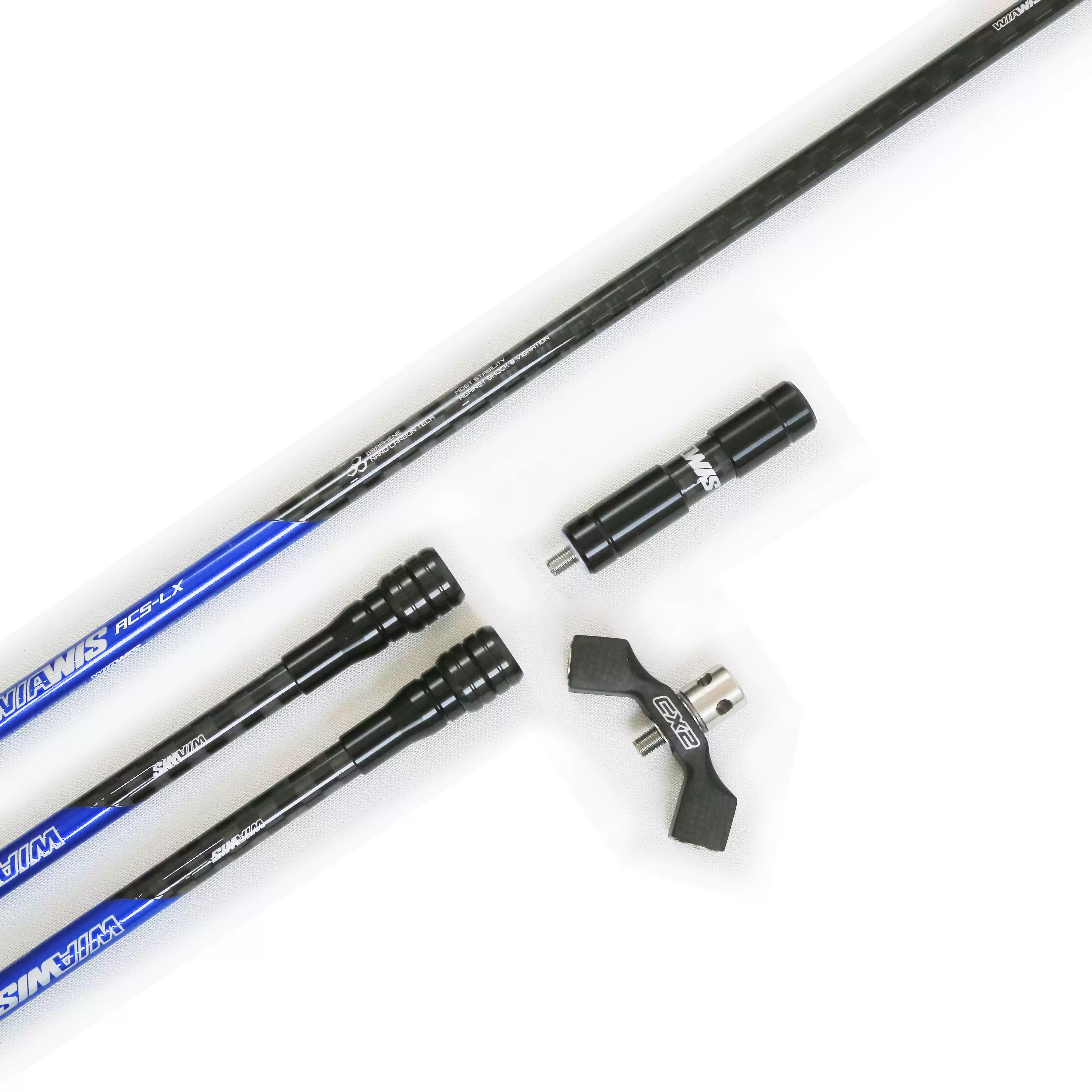 WIAWIS ACS-LX Recurve Stabilizer Set Carbon V-Bar System