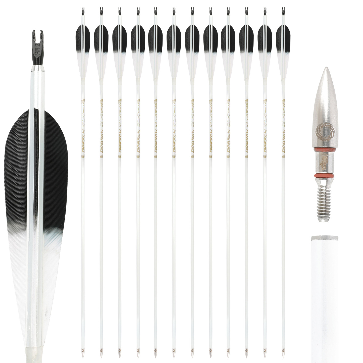 WML Carbon Arrows for Hunting Target （12pcs/Box)
