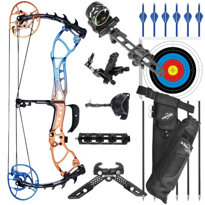 WOLF LEADER 45-70lbs Target Compound Bow Kit Hunting Archery