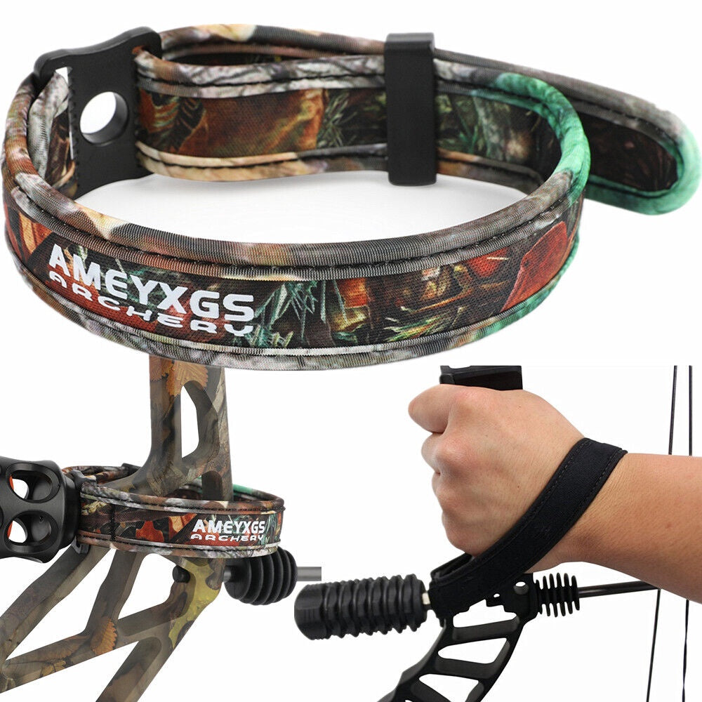🎯Archery Wrist Sling Strap Braided Rope Compound Bow-AMEYXGS Archery