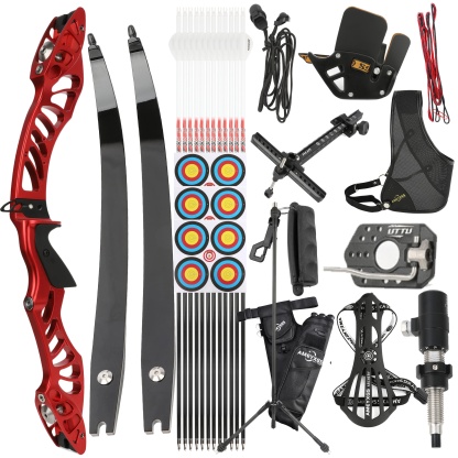 X-Pulse 16-40bs Recurve Bow Kit Takedown Shooting Archery