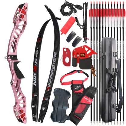 X-Pulse 18-46bs Recurve Bow Kit Takedown Hunting Archery