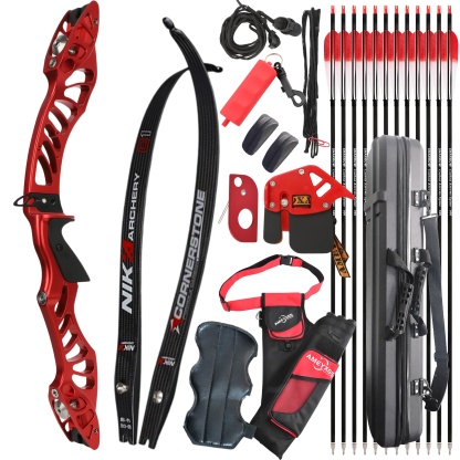 X-Pulse 18-46bs Recurve Bow Kit Takedown Hunting Archery