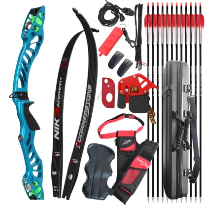 X-Pulse 18-46bs Recurve Bow Kit Takedown Hunting Archery