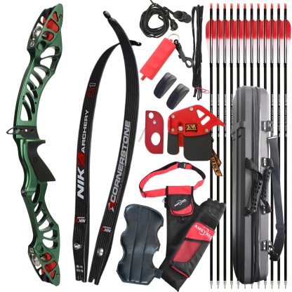 X-Pulse 18-46bs Recurve Bow Kit Takedown Hunting Archery