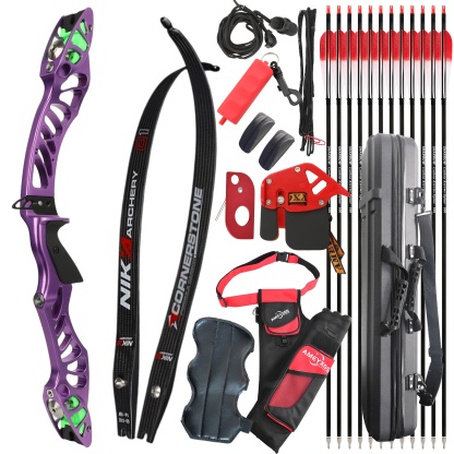 X-Pulse 18-46bs Recurve Bow Kit Takedown Hunting Archery