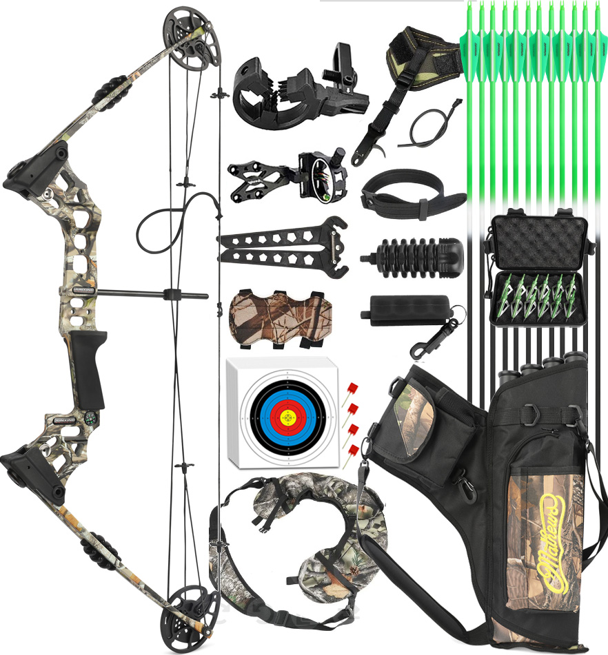 X8 Compound Bow Kit , Hunting&Target 20-70lbs Adjustable – AMEYXGS