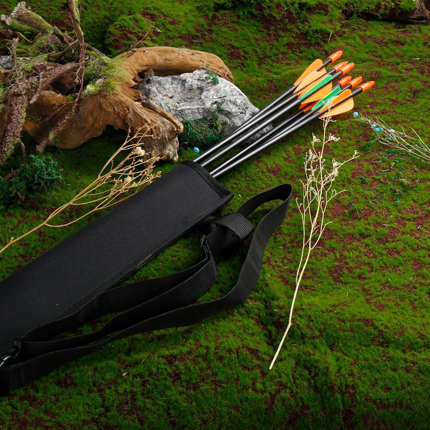 Youth Recurve Bow and Arrow Set for Teens Outdoor Games Left & Right Hand