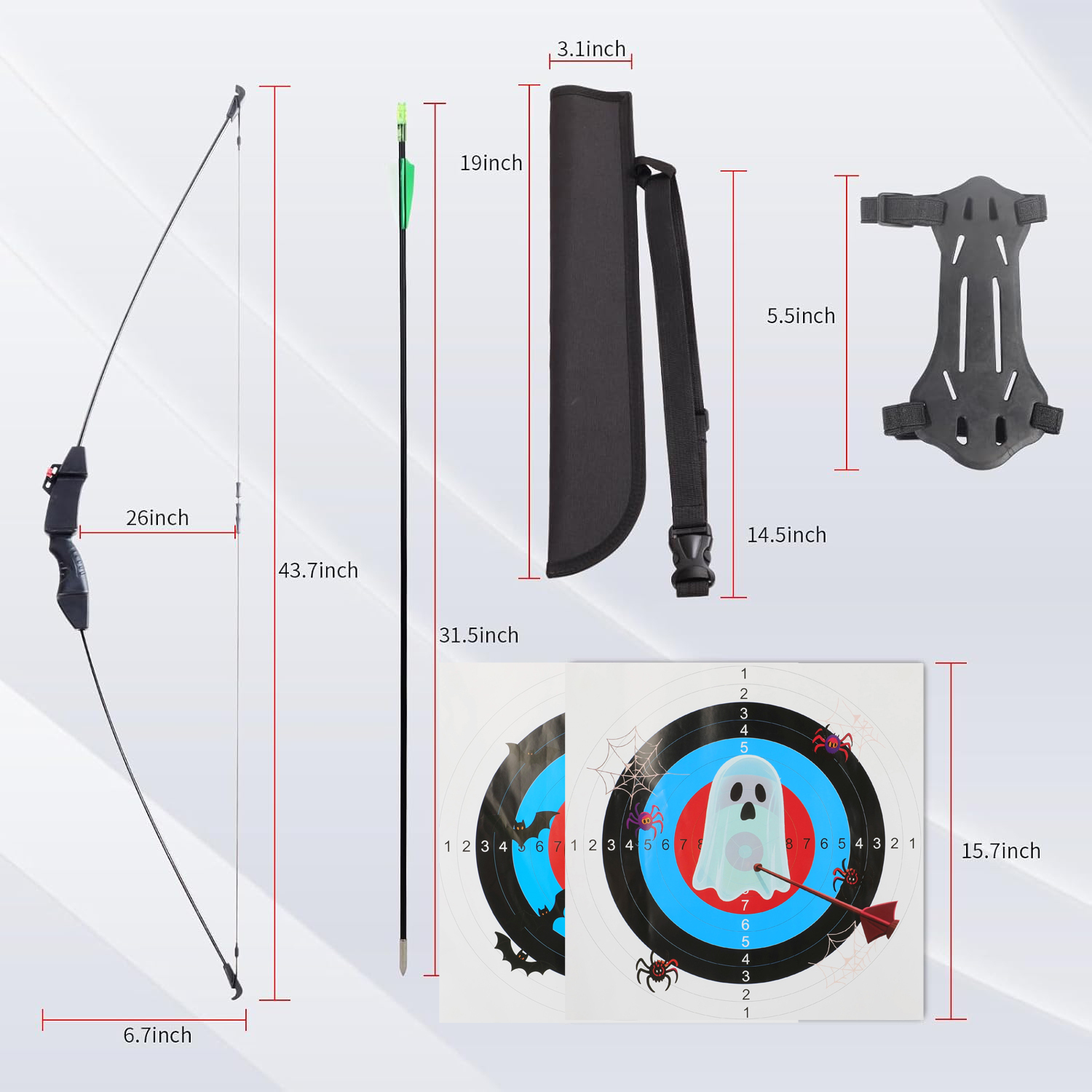 Recurve Bow and Arrow Archery for Adults Beginner Teenagers , Left & Right Handed