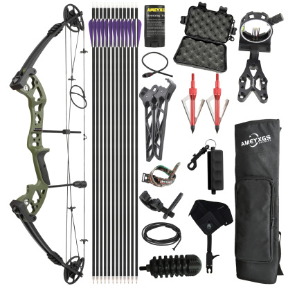 JUNXING M131 Compound Bow Kit Arrows 30-55 Lbs Hunting