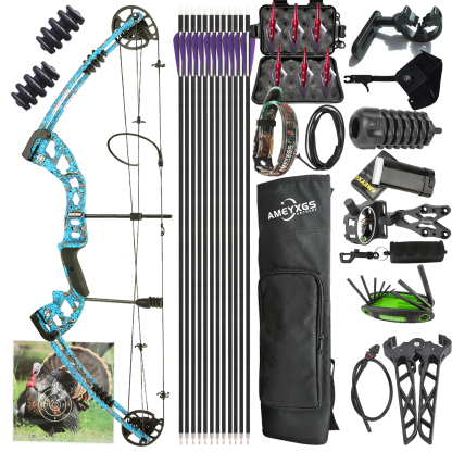 JUNXING M131 Compound Bow Kit Arrows 30-55 Lbs Hunting