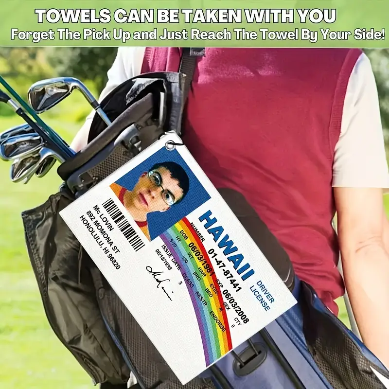 Golf ID Flag Banner and Card,  Outdoor Flag