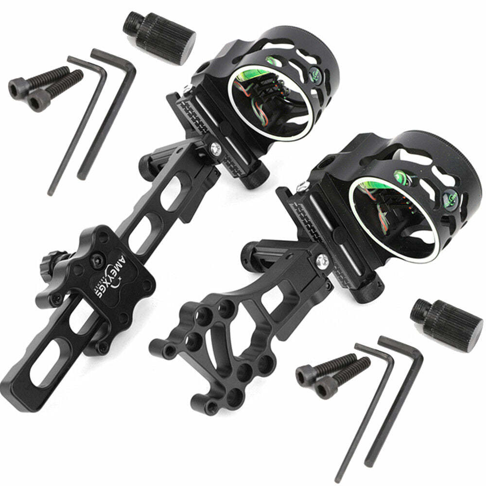 🎯AMEYXGS Archery Sight 5 Pin Light Micro Adjustable for Compound Bow-AMEYXGS Archery