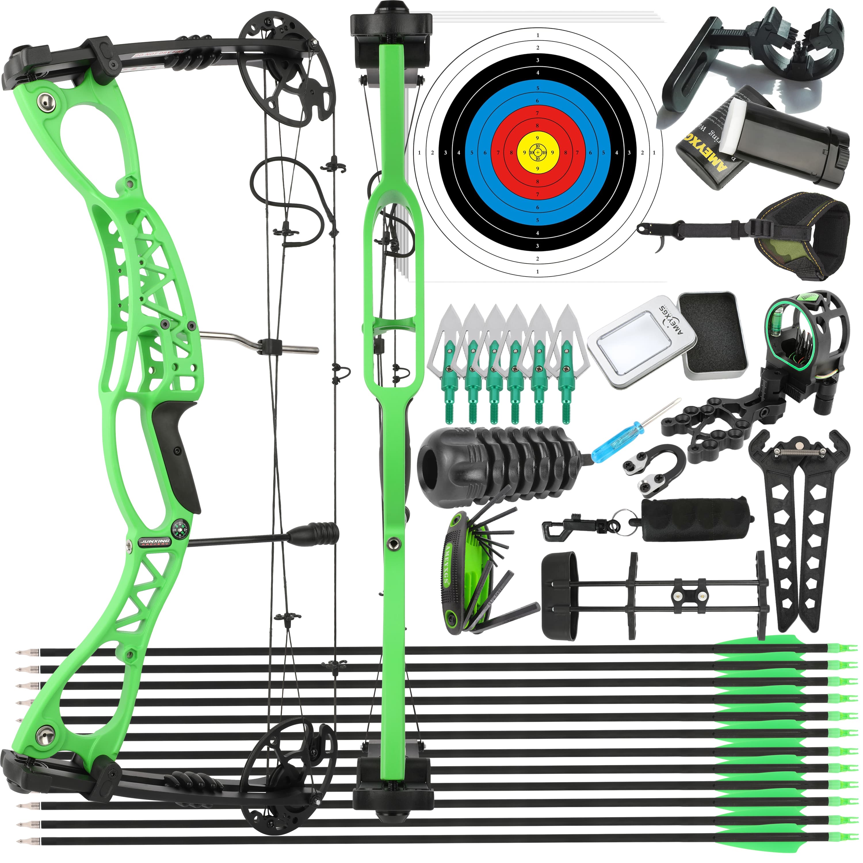 JUNXING M126 Compound Bow 0–70lbs Hunting & Target