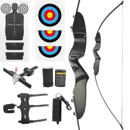 Archery 40lbs Straight Bow Wood Riser Traditional Recurve Bow