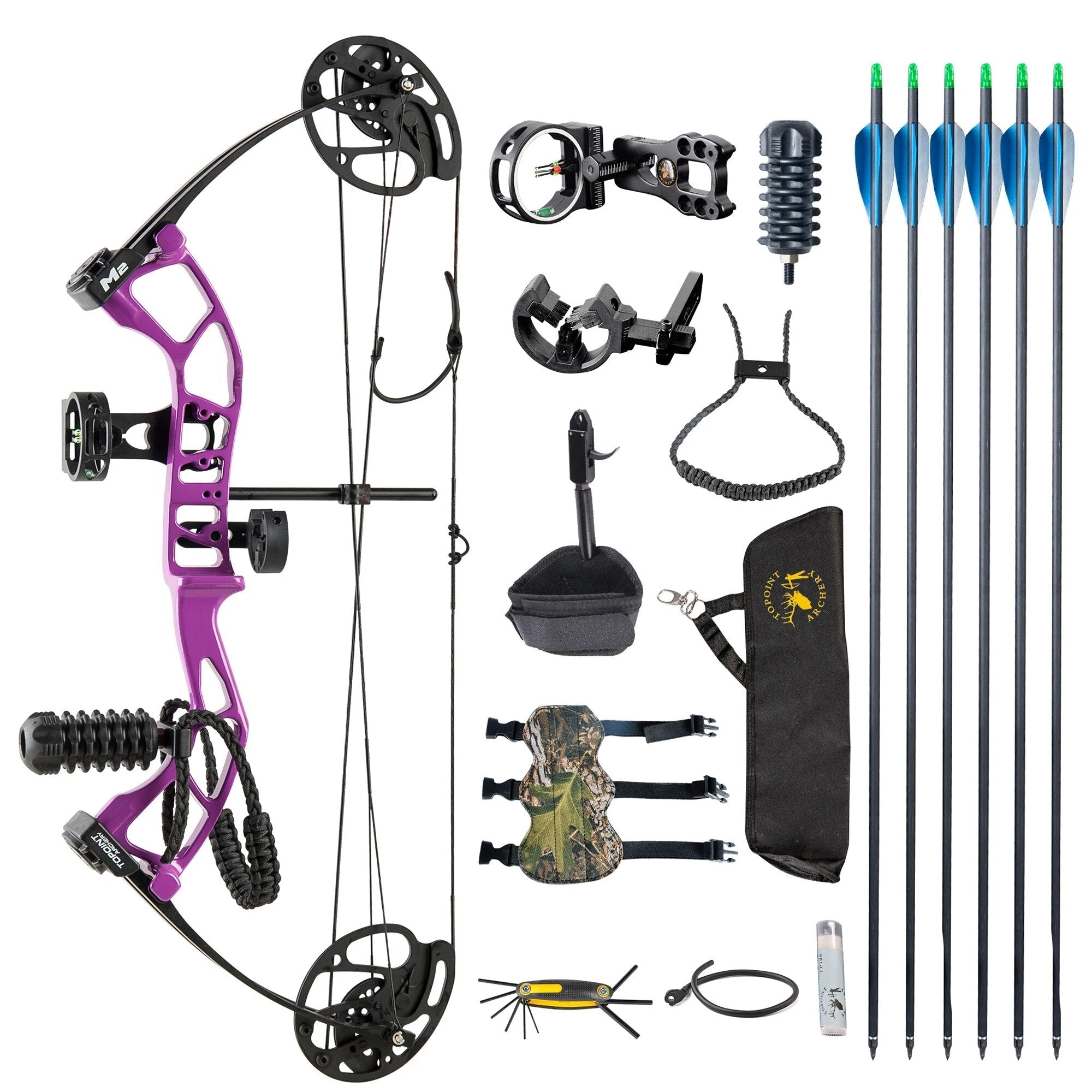 🎯 Archery M2 Youth Compound Bow Set Beginners Junior-AMEYXGS Archery