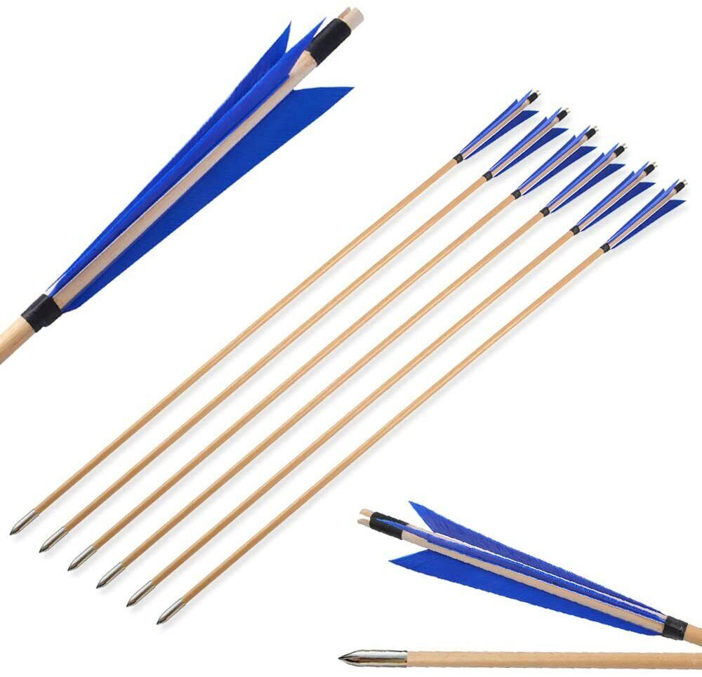 🎯Traditional Longbow Wood Archery Arrows Target Practice-AMEYXGS Archery