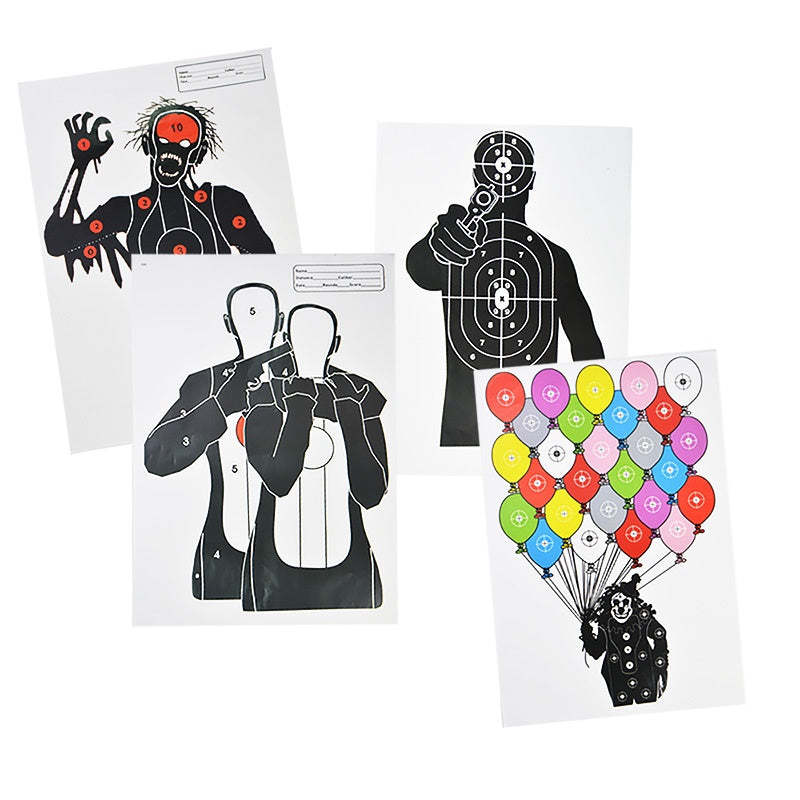 🎯Targets Paper Training Range Shooting Airsoft Gun-AMEYXGS Archery