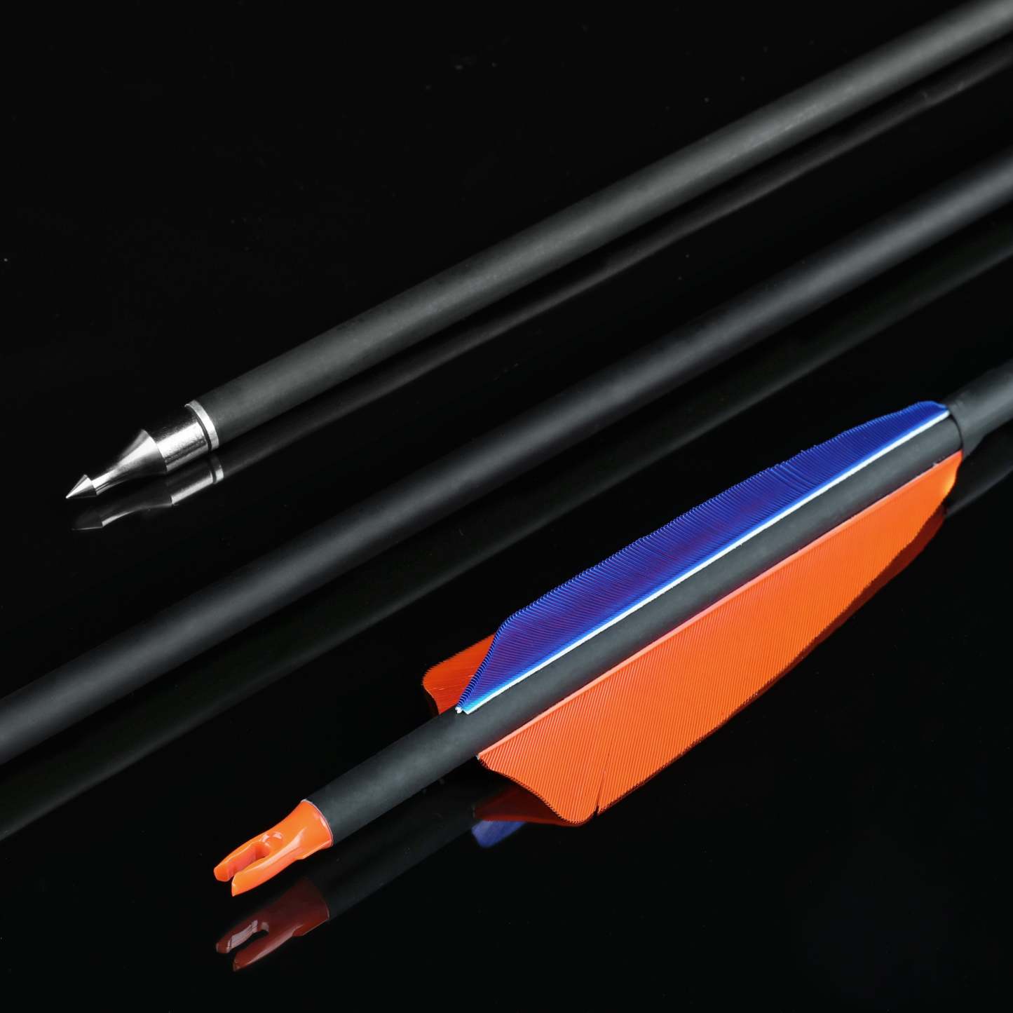 🎯Archery 500 Spine Carbon Arrows for Traditional Longbow Hunting Target-AMEYXGS Archery