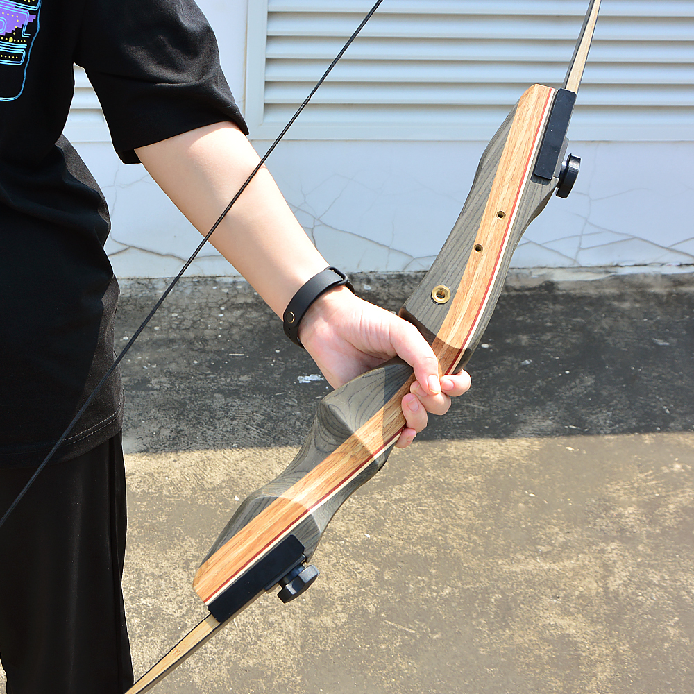 Professional Recurve Bow and Arrow Set Aldults Archery Hunting Bow,  Right Hand (30-50lbs)