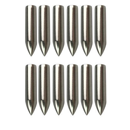 12Pcs Archery Field Point for Wooden Arrows