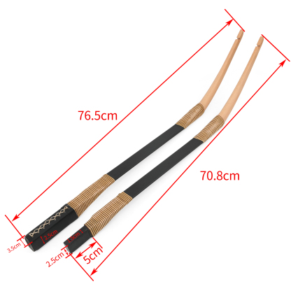 Takedown Traditional  20-35lbs Wooden Horsebow Archery